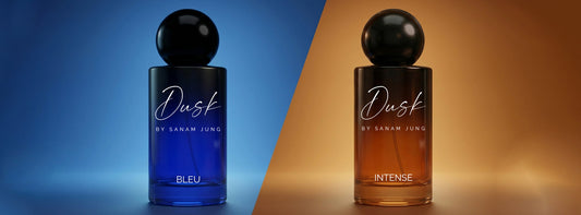 Dusk BLEU vs Dusk INTENSE: Which Sanam Jung Fragrance Matches Your Mood?